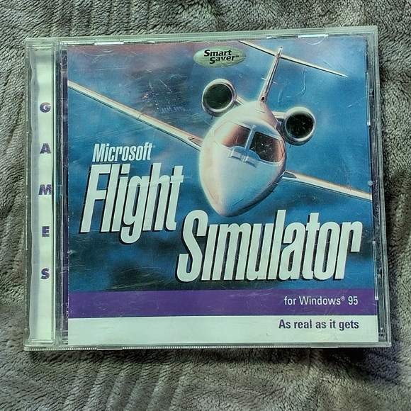 Microsoft Flight Simulator For Windows 95' CD-Rom Vintage PC Game - Picture 1 of 2